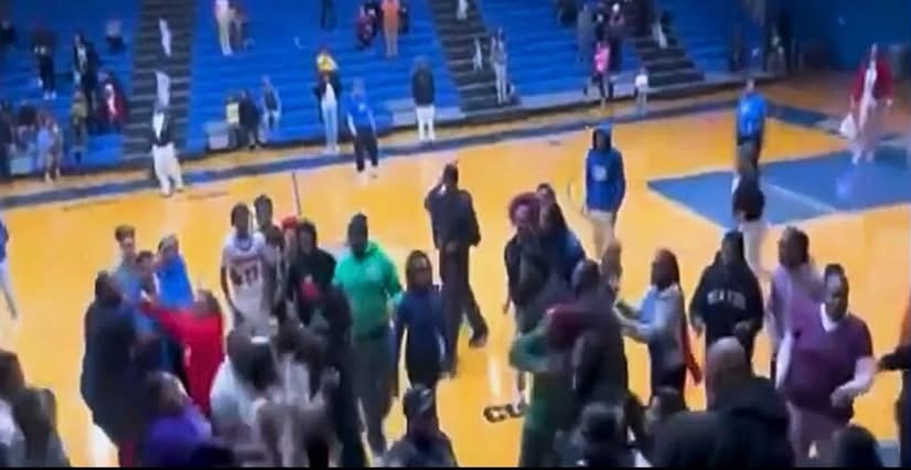 Police Investigate Alleged Coach Assault During High School Basketball Brawl